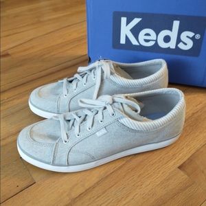 NWT Light Grey Keds Memory Foam Size 9